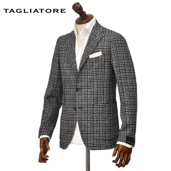 TAGLIATORE【タリアトーレ】シングルジャケット 1SMC22K MONTECARLO 470005 G3312 ガンクラブチェック ダークブラウン×ネイビー