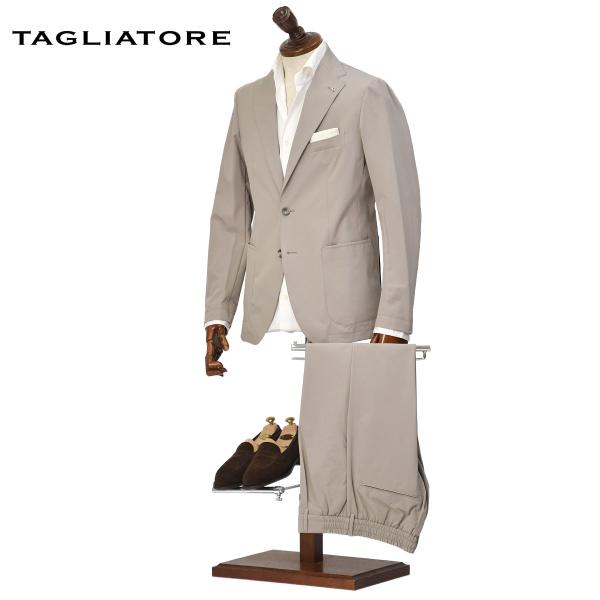 【FINAL SALE】TAGLIATORE【タリアトーレ】シングルスーツ A-DAKAR22K14 880007U T3327 ダカール ナイロン ストレッチ ベージュ