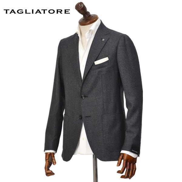 TAGLIATORE【タリアトーレ】シングルジャケット 1SMC22K MONTECARLO 060109 S3190 ウール ホップサック ダークグレー