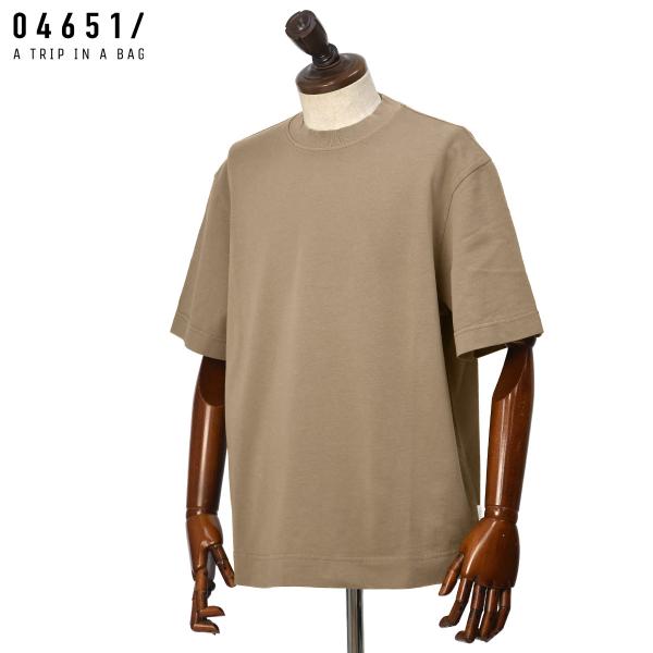 A TRIP IN A BAG【ア トリップ イン ア バッグ】クルーネックTシャツ NUNU TEE ダブルジャージーコットン トープ