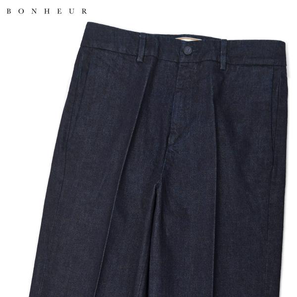 BONHEUR【ボネール】デニムスラックス Positano L.0 BLU コットン インディゴ