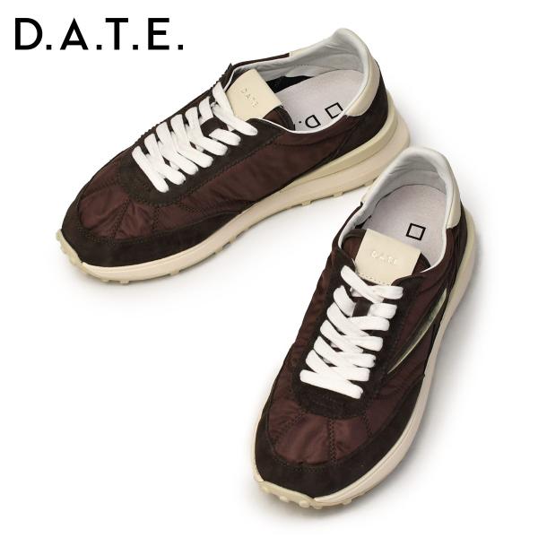 D.A.T.E.【デイト】スニーカー ATHLETA NYLON BROWN スエードレザー ナイロン ブラウン