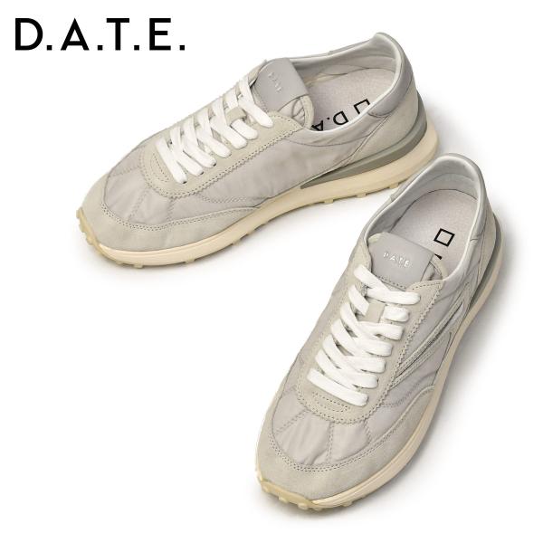 D.A.T.E.【デイト】スニーカー ATHLETA NYLON GRAY SILVER スエードレザー ナイロン グレー シルバー