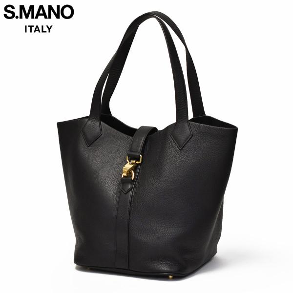 S.MANO【エス マーノ】トートバッグ SQUARE BOTTOM TOTE SMN011 キップ