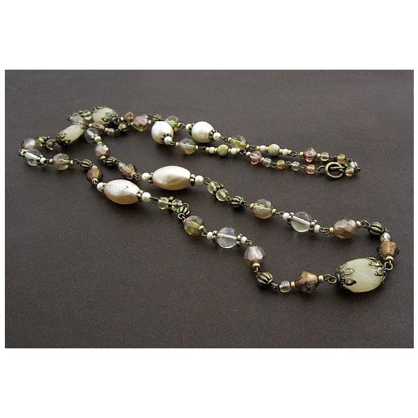 レディースネックレス ビーズアクセサリーデザイナーmici ロングネックレス アンティークパステル Buyee Buyee Japanese Proxy Service Buy From Japan Bot Online