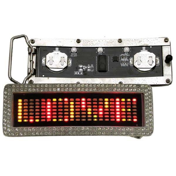 ベルト LED バックル ラインストーン シルバー Belt LED Buckle ベルト LED バックル ラインストーン シルバー Belt LED Buckle