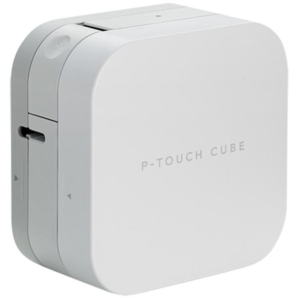 �u���U�[ ���x�����C�^�[ P-touch�V���[�Y P-TOUCH CUBE PT-P300BT Bluetooth�ڑ� �z���C�g Brother Label Writer P-Touch Series P-TOUCH CUBE PT-P300BT