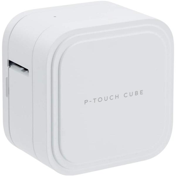 �u���U�[ ���x�����C�^�[ P-touch�V���[�Y P-TOUCH CUBE PT-P910BT USB Bluetooth�ڑ� �z���C�g Brother Label Writer P-Touch Series P-TOUCH CUBE PT-P910BT