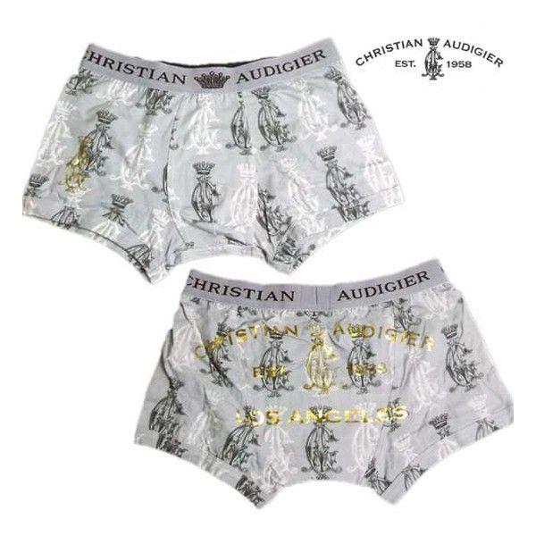 SALE】クリスチャン オードジェー ボクサー ブリーフ パンツ シルバー  