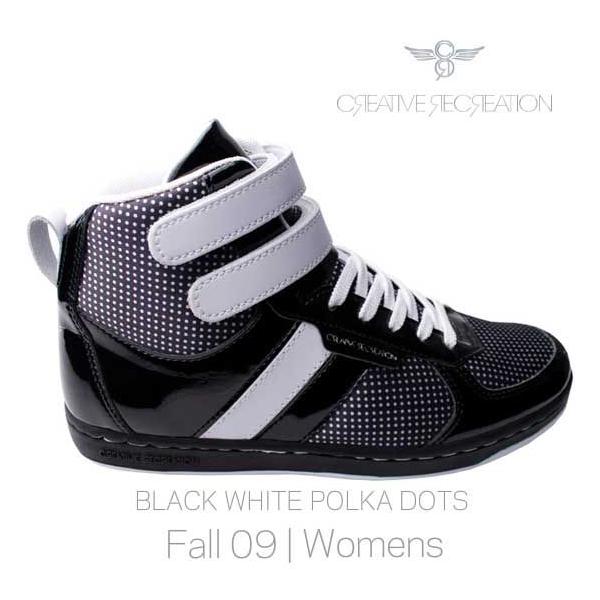 �ySALE�z�N���G�C�e�B�u ���N���G�[�V���� �f�B�R�R �E�B�[�����Y �u���b�N/�z���C�g �|���J �h�b�g CR8 WCR3939 DICOCO WOMENS Black/White Polka Dots
