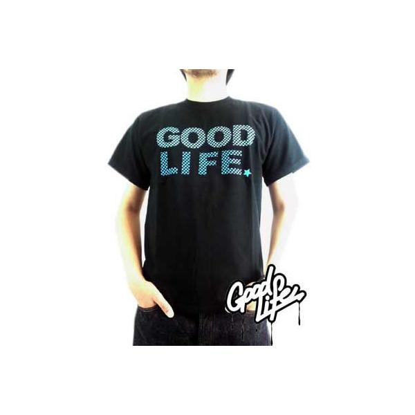 �ySALE�zGood Life SS TEE Star Graphic Black  �O�b�h���C�t S/S T�V���c �X�^�[�O���t�B�b�N �u���b�N