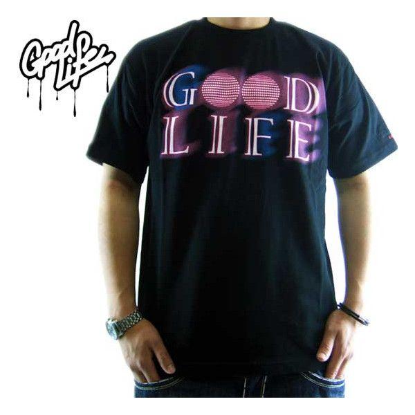 �ySALE�zGood Life S/S TEE LAST NEON LOGO TEE Black/Purple �O�b�h���C�t S/S T�V���c ���X�g �l�I�� ���S TEE �u���b�N/�p�[�v��