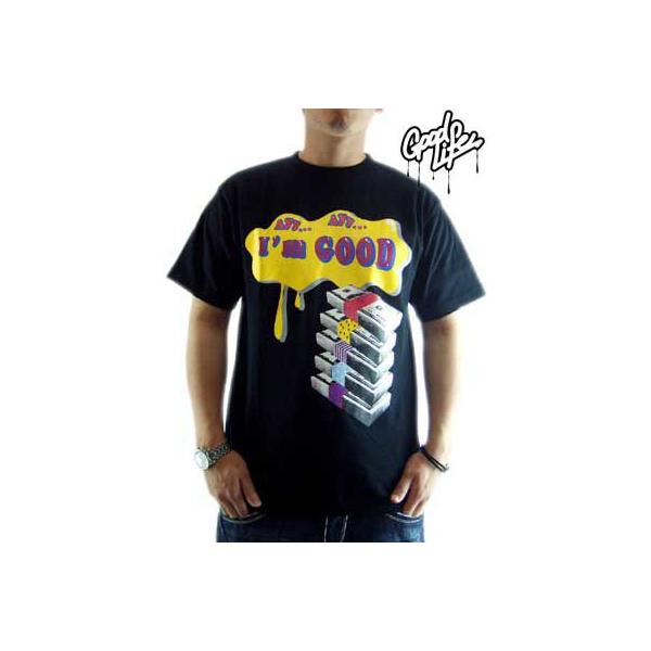 �ySALE�zGood Life S/S TEE I'm GOOD TEE Black �O�b�h���C�t S/S T�V���c �A�C�� �O�b�h TEE �u���b�N