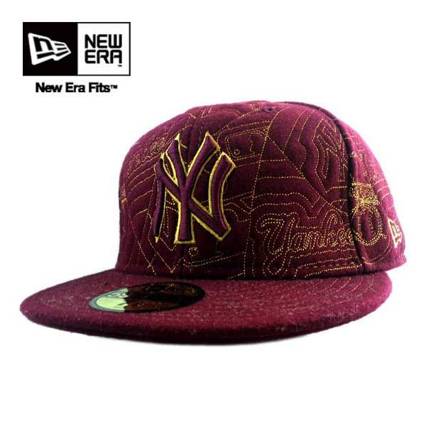 パフィーパフィー ニューヨーク ヤンキース メルトン ワインレッド ゴールドフレーム New Era Cap Puffy Puffy Newyorkyankees Winered Gold Frame N ネット通販 C I O 通販 Yahoo ショッピング