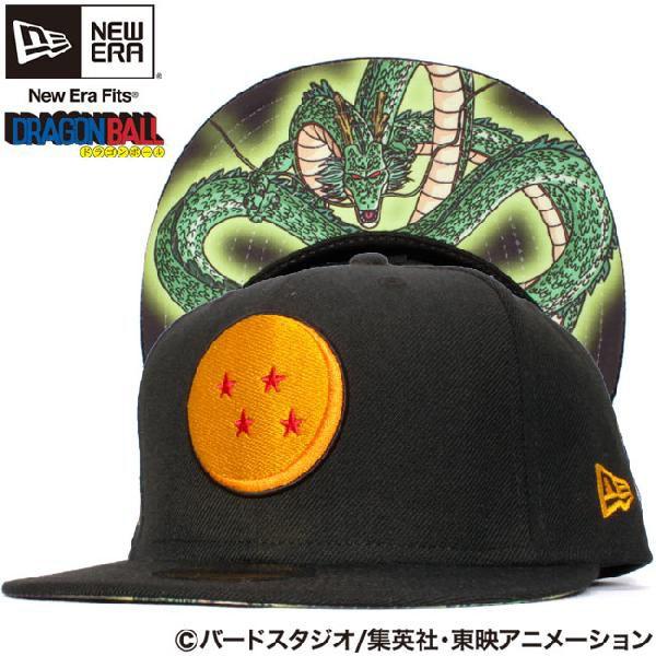 ドラゴンボール×ニューエラ 5950キャップ アンダーバイザー 神龍(シェンロン) ブラック マルチ Dragon Ball×New Era  59FIFTY Cap Under Visor Shenron Black