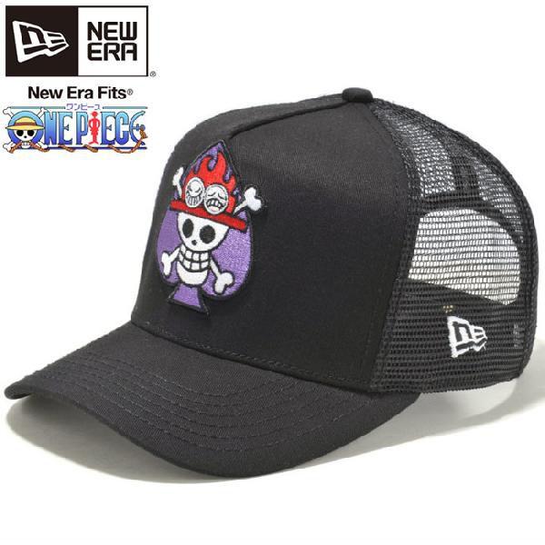 ワンピース ニューエラ ディーフレームトラッカーメッシュキャップ ポートガス D エース ブラック One Piece New Era D Frame Trucker Mesh Cap Portgas D Ace N ネット通販 C I O 通販 Yahoo ショッピング