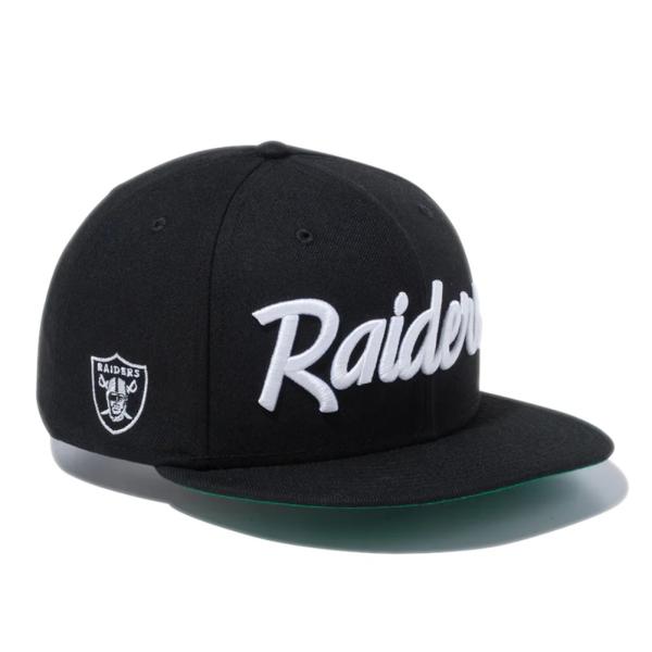 ニューエラ 9FIFTY ラスベガス・レイダース ブラック ホワイト 1個 New Era 950 NFL LASRAI BLK TEAM 25J 1pc