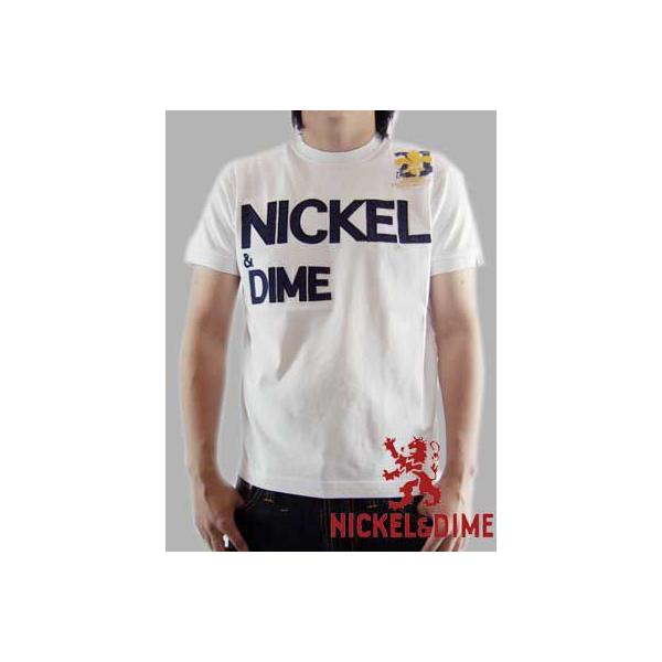 �ySALE�zNICKEL��DIME S/S T-Shrit PARICOLLO JERSEY MC LOGO White  S/S T�V���c �p���R�� �W���[�W�[ M C ���S �z���C�g