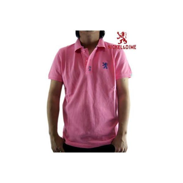 �ySALE�zNICKEL��DIME  S/S Polo Shirt PIQUET M C Pink  �j�b�P�����_�C�� S/S �|���V���c �s�P�b�g M C �s���N