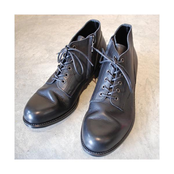 最大61%OFFクーポン PADRONE パドローネ メンズ CHUKKA BOOTS with SIDE ZIP BAGGIO チャッカブーツ  バッジオ BLACK ブラック PU7358-1205-23A 革靴 日本製 ビジネス ギフト