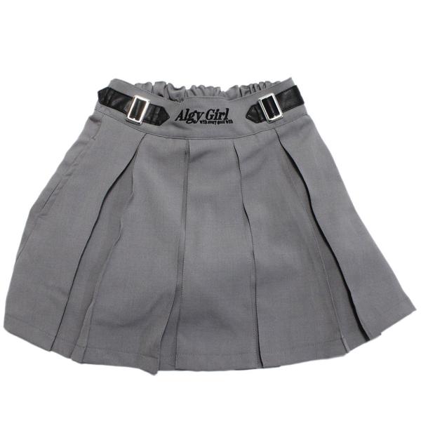 ALGY アルジー“アルジー”のあったかインパンツプリーツスカパン左右のフェイクレザーのベルトとブランドネームが印象的。ハーフゴム仕様であえて見せるタックINもおすすめ。裏起毛素材のインナーパンツ付きで寒い冬でも安心。右サイドにはスリットポ...