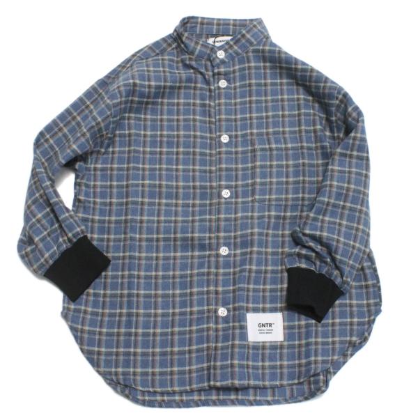 GENERATOR ジェネレーター“ジェネレーター”のチェックバンドカラーシャツコーデのアクセントになるチェックシャツ。袖口は着脱しやすいリブ仕様。あたたかみのあるネル素材を採用。インナーや羽織にも使えます◎ブルー(BL) 137cm / ...