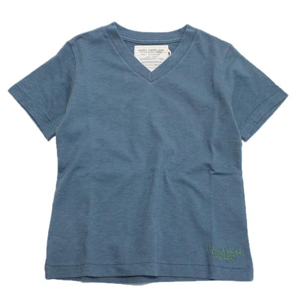 セール 「80%OFF」 半袖Tシャツ "ゴートゥーハリウッド" テンジク Vネック TEE 14BLブルー