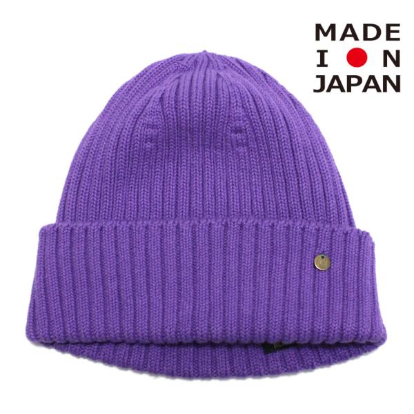 セール 「70%OFF」 帽子 "ゴートゥーハリウッド" コットン ニット CAP 12PLパープル