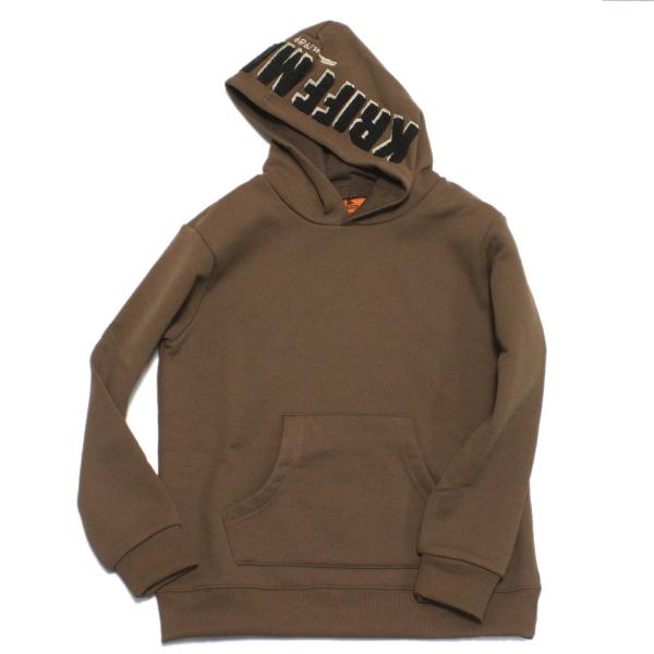 KRIFF MAYER クリフメイヤー“クリフメイヤー”のサガラ刺繍裏起毛パーカー(フードロゴ)柔らかな手触りと、裏のしっかりとした起毛でとっても暖かい。繊維の特性で乾きやすく、冬場のお洗濯時のお悩みを軽減。フード部分のロゴはタタミ刺繍とサ...