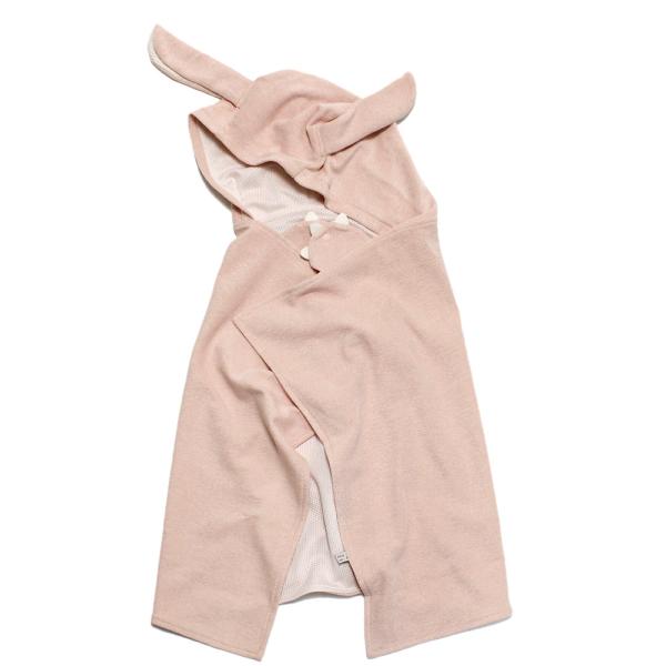 mocmof モクモフ“モクモフ”のどうぶつHAGタオルケット動物モチーフのおくるみタオルケット。動物にハグされているようなモチーフのアイテム。ボディは柔らかなパイル地を採用。裏地にはメッシュを張り合わせ通気性も◎動物の手のタブはスナップボ...