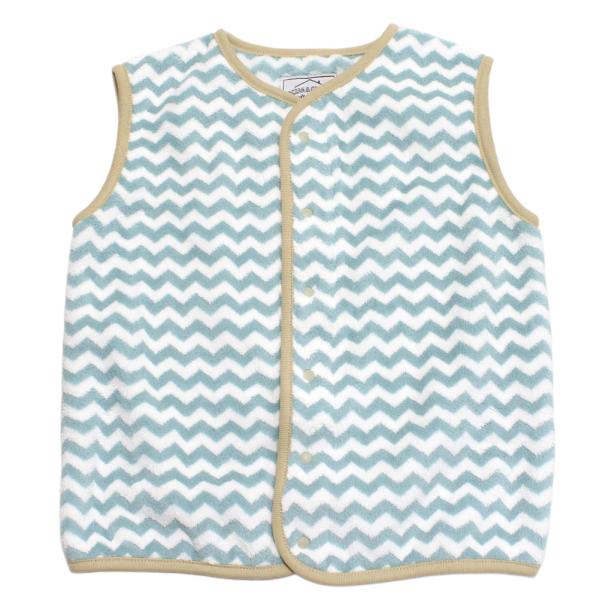 Ocean＆Ground オーシャン＆グラウンド“オーシャン＆グラウンド”のジグザグフリーススリーパー寝冷えや湯冷めを防ぐ便利なスリーパー。フリース素材で肌触りよく、快適な暖かさを実現。スナップボタンで脱ぎ着も簡単◎Sサイズはロンパース型に...