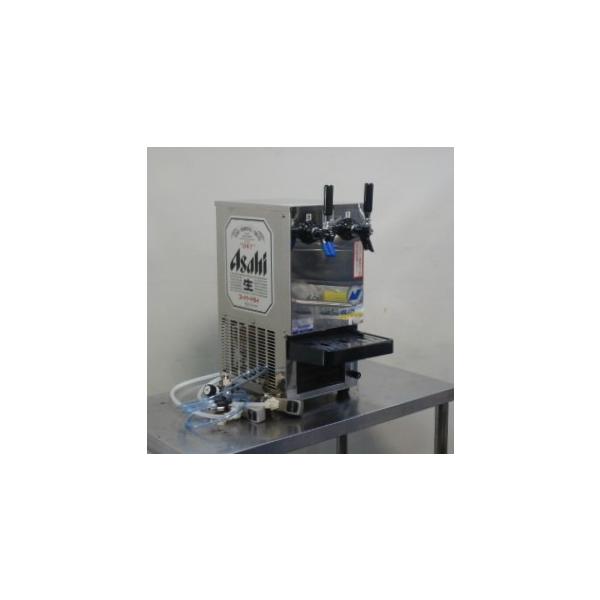 2013年製 ニットク 2口 ビール サーバー BSE-25W アサヒ ヘッド