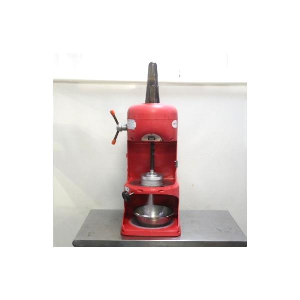 業務用 ブロック アイス スライサー かき氷 100V W32D42H68(+22)cm カキ氷 16.7kg ふわふわ 台湾 前カバー欠品 上カバー割れ