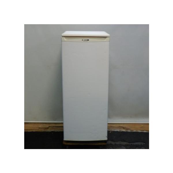 (代引不可)2012年製 サンデン VF-K120X 前開き 冷凍庫 117L W460D585H1110mm 100V 37kg 7段 検食 ストッカー ファン式 フリーザー
