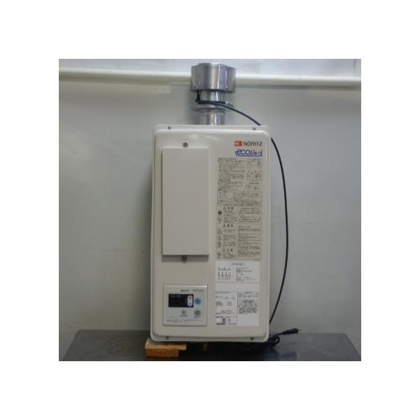 (代引不可)2019年製 ノーリツ GQ-C1622WZD-FH エコジョーズ 給湯器 都市ガス 給湯専用 16号 屋内壁掛 厨房 W350D280H640mm 30kg 厨房用