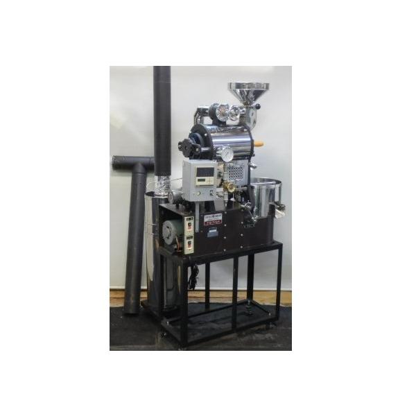 (西濃営業所止)2015年製 フジローヤル R-101 コーヒーロースターW717D665Ｈ1420ｍm 80kg LPガス 100V 1kg 焙煎機 直火タイプ