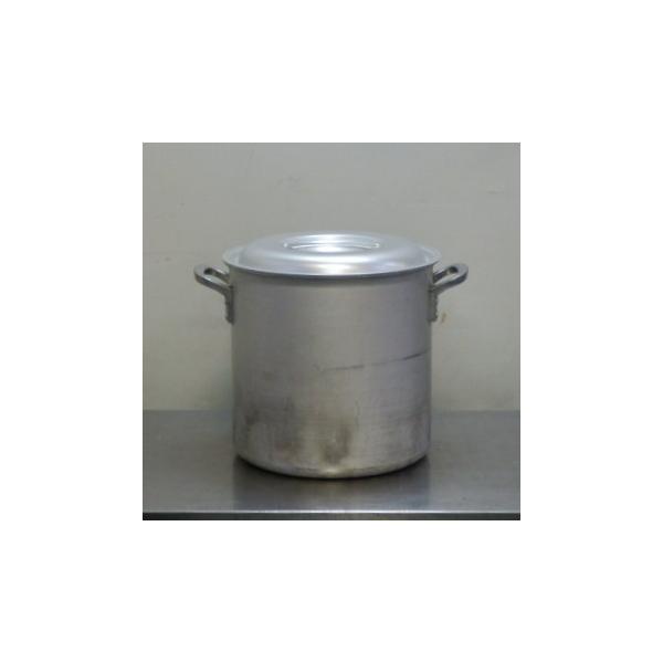 1 EBM 業務用 IH対応 アルミ 寸胴鍋 ふた付 両手鍋 30cm 外寸φ321H304mm 内寸φ30深30cm 20L 2.89kg 手53mm