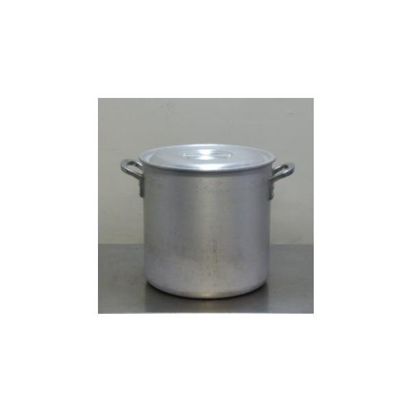 2 EBM 業務用 IH対応 アルミ 寸胴鍋 ふた付 両手鍋 30cm 外寸φ321H304mm 内寸φ30深30cm 20L 2.77kg 手53mm