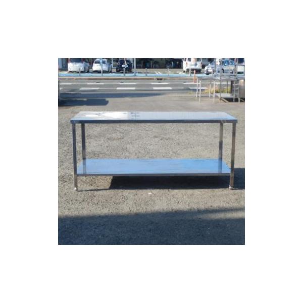 業務用 ステンレス 作業台  W1800 D750 H800mm 厨房 W180D75H80cm 下段ソリッド仕様 下段さびあり