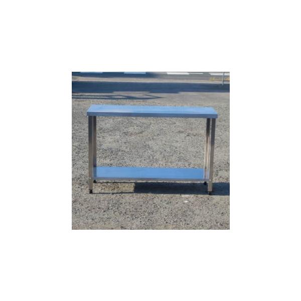 業務用 ステンレス 作業台 W1200 D450 H800ｍm 厨房 W120D45H80cm 下段ソリッド仕様