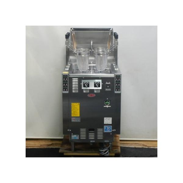 (代引不可)2022年製 サニクック UM671G LPガス 角槽 自動 ゆで麺 機 6テボ W540D700H800(+380)mm ラーメン プロパン 日本洗浄機