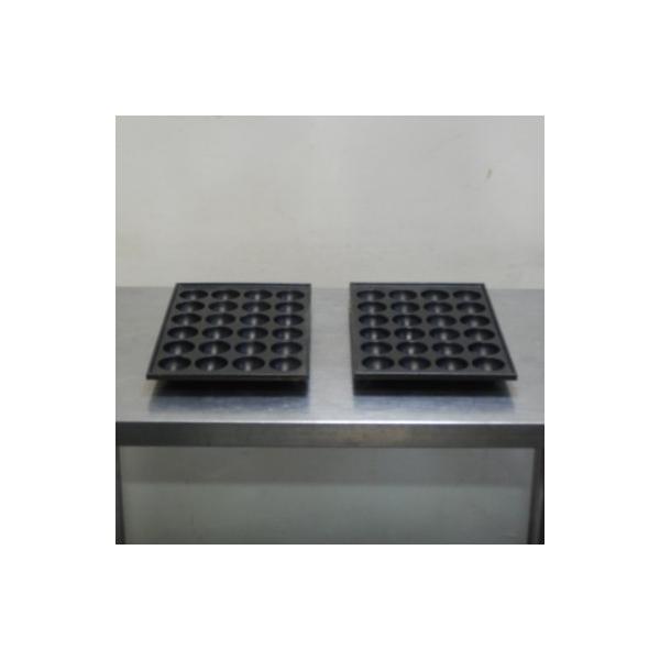 (未使用品)(2枚セット)イトキン 24HPT 業務用 たこ焼き機 用 鉄板 24穴 φ47×25mm 大玉 W230D360H32ｍm 3.98kg 伊東金属工業 IKK