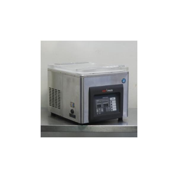 (代引不可)2018年製 ホシザキ 真空包装機 HPS-200A-HP ホットパック W350D450H325(+12)mm 100V 36kg シール長240mm 7L 整備済