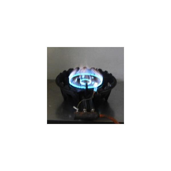 1(バーナーキャップ小傷)サントク SG-2 鋳物コンロ W330D510H125mm 11.3kg LPガス 9.4kw 9.5mmホース接続 ユニバーサル プロパン