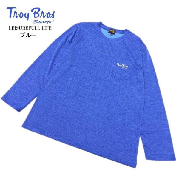 Troy Bros（トロイブロス） ポケット付き メンズ 長袖Tシャツ ロンT