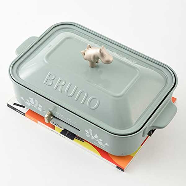 再入荷高評価 イデア Idea ブルーノ Moomin Bruno ムーミンコンパクトホットプレート ブルーグリーン Boe059 Bgr から厳選した