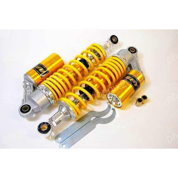 モンキー Ape Cb Zrx Xjr サスペンション リアサス リアショック 3mm 黄 d バイクパーツショップ Ck Custom 通販 Yahoo ショッピング