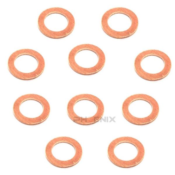 No-3410x10■ボルトサイズ：M10■厚み：1mm■内径：10mm■外径：16mm■適合：汎用品(必ず装着部の各寸法、形状などをご確認の上ご購入をお願いいたします。)