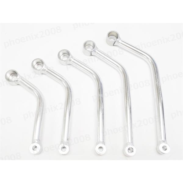 No-3909 ■商品内容：マフラーステー 1本■サイズ：画像をご確認ください。　φ数 A:穴径 B穴径 C:全長 D:オフセット※記載サイズは全ておよそのサイズ(約/mm) となります。※必ず実車の装着部の各寸法、形状などをご確認の上ご購...