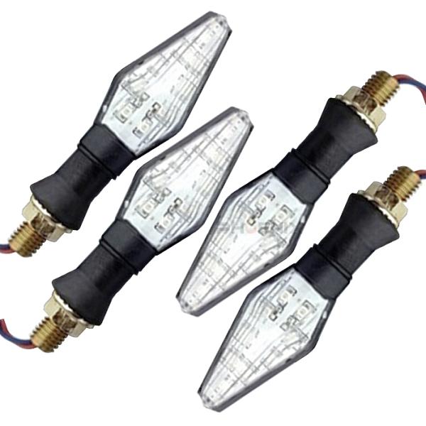 バイク ウインカー LED M10 4個 ポジション リレー フロント リア アクセサリー ドレスアップップ パーツ 二輪 汎用